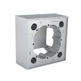   10976_AAL Egyes, falon kívüli szerelődoboz, alumínium színű