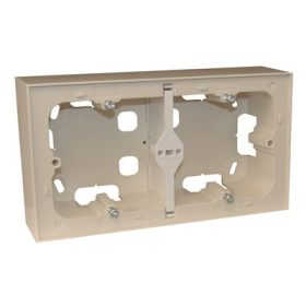 10994_AMF Dupla kiemelő keret, elefántcsont színű