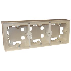 10995_APE Hármas kiemelő keret, gyöngyház színű