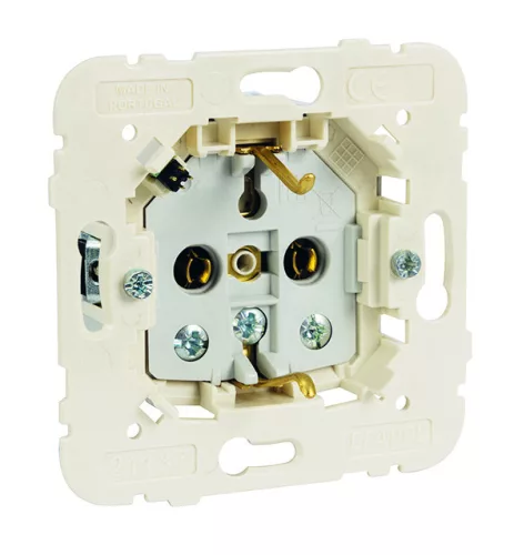 Fehér USB töltő aljzat (Schuko + USB-A + USB-C) - komplett - mec21 (21137+90630_TBR+90910_TBR)