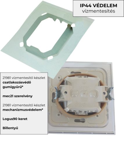 21150 Nyomógomb NO+NC