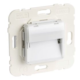 21389Fehér irányfényes aljzat, akkumulátorral