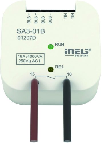 SA3-01B Egycsatornás kapcsoló modul