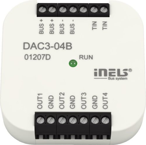 DAC3-04B - Négycsatornás digitál-analóg jelátalakító