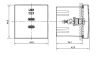 Fehér dupla USB töltő (2x USB-C) - komplett - q45 (45382_SBR+45910_TBR+45993)