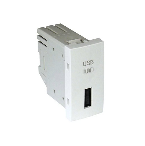 45383_SGE USB-A töltő, jég - 1 modul