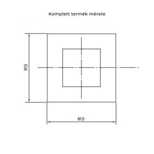 Fekete USB-C töltő, 1 modul + 1 vakfedél - komplett - q45 (45387_SPM+45973_SPM+45910_TPM+45993)