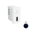 Fekete USB-C töltő, 1 modul x2 - komplett - q45 (2x45387_SPM+45910_TPM+45993)