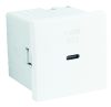 Fehér USB-C gyorstöltő aljzat (30W) - komplett - q45 (45398_SBR+45910_TBR+45993)