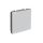 45677_SAL Quadro 45 vakfedél, alumínium - 2 MODUL