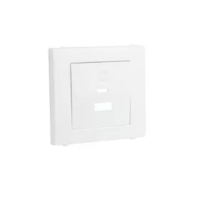   50674_TBM dupla töltő aljzat fedél (USB-A + USB-C), matt fehér