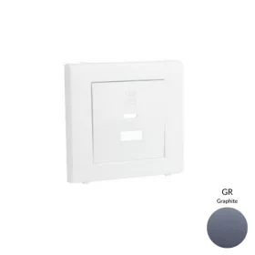   50674_TGR dupla töltő aljzat fedél (USB-A + USB-C), grafit