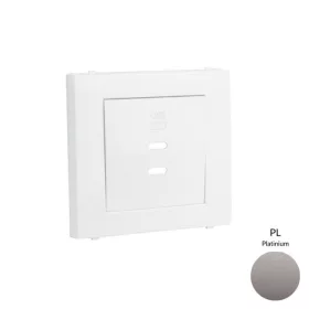 50675_TPL dupla töltő aljzat fedél (2x USB-C), platina