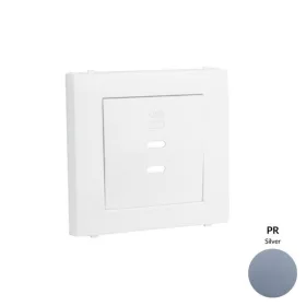 50675_TPR dupla töltő aljzat fedél (2x USB-C), ezüst