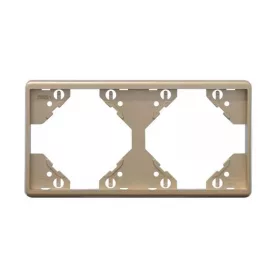   50921_TPL Apolo 5000 vízszintes kettes keret, platina színű