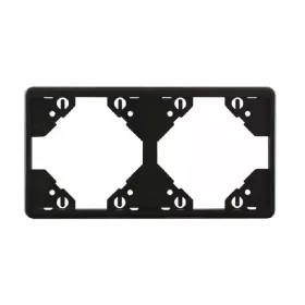   50921_TPM Apolo 5000 vízszintes kettes keret, matt fekete színű