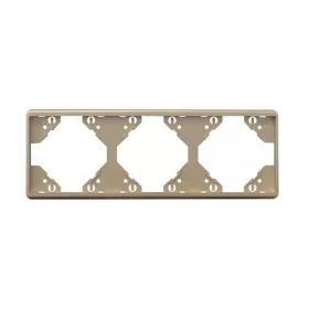   50931_TPL Apolo 5000 vízszintes hármas keret, platina színű