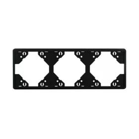   50931_TPM Apolo 5000 vízszintes hármas keret, matt fekete színű