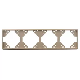   50941_TPL Apolo 5000 vízszintes négyes keret, platina színű