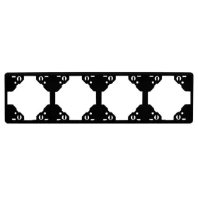   50941_TPM Apolo 5000 vízszintes négyes keret, matt fekete színű