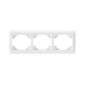 70931_TBR sirius70 vízszintes hármas keret, fehér színű