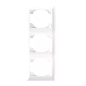   70932_TBR sirius70 függőleges hármas keret, fehér színű