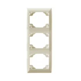   70932_TMF sirius70 függőleges hármas keret, elefántcsont színű