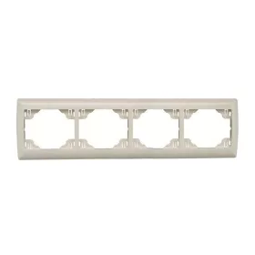   70941_TMF sirius70 vízszintes négyes keret, elefántcsont színű