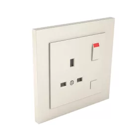   90184_CPE Komplett csatlakozóaljzat (brit típusú) gyöngyház