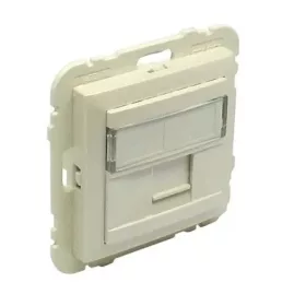 90441_SPE Szimpla RJ45 keretszerelvény, gyöngyház színű