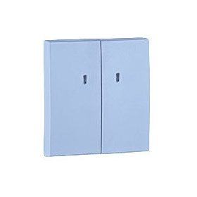   90615_TAL Dupla billentyű jelzőfényes mechanizmushoz, alumínium színű