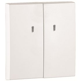   90615_TBR Dupla billentyű jelzőfényes mechanizmushoz, fehér színű