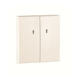   90615_TPE Dupla billentyű jelzőfényes mechanizmushoz, gyöngyház színű