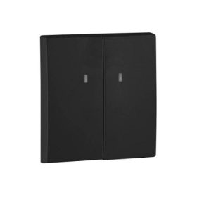   90615_TPM Dupla billentyű jelzőfényes mechanizmushoz, fekete színű