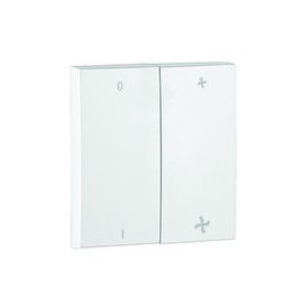   90616_TBR Dupla billentyű ventillátor jellel, fehér színű