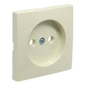   90621_TMF Fedlap egyfázisú csatlakozó aljzathoz elefántcsont