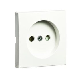   90622_TBR Fedlap egyfázisú csatlakozó aljzathoz retesszel fehér