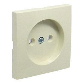   90622_TMF Fedlap egyfázisú csatlakozó aljzathoz retesszel elefántcsont