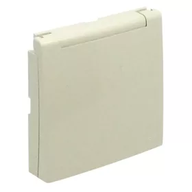  90654_TMF Csapfedeles fedlap csatlakozóaljzathoz IP44, francia típus elefántcsont