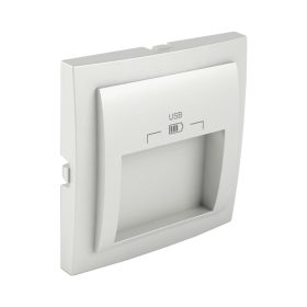 90673_TGE Fedlap dupla USB-A aljzathoz 
(20°-os), jég