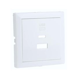   90674_TGE Fedlap dupla töltő aljzathoz (USB-A + USB-C), jég