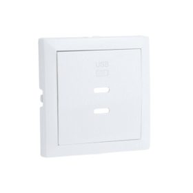 90675_TGE Fedlap dupla töltő aljzathoz (2x USB-C), jég