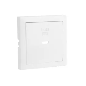 90676_TBR Fedlap USB-C töltő aljzathoz, fehér