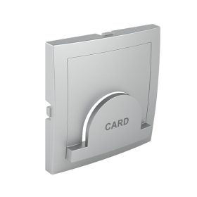   90733_TAL Fedlap időkapcsolós hotelkártyatartóhoz, alumínium színű