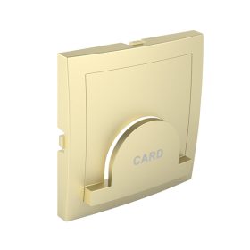   90733_TDU Fedlap időkapcsolós hotelkártyatartóhoz, arany színű