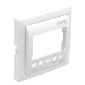   90744_TBR Fedlap kétcsatornás digitális kapcsolóórához fehér