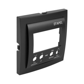   90744_TPM Fedlap kétcsatornás digitális kapcsolóórához fekete