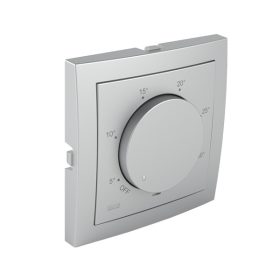   90746_TAL Fedlap tekerőgombos termosztáthoz, alumínium színű