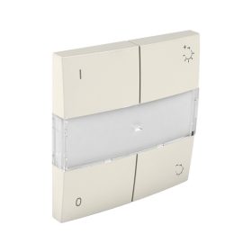   90747_TMF Nyomógomb, fényerőszabályzóhoz, elefántcsont színű