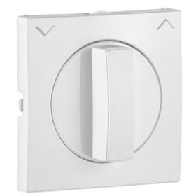   90761_TBR Fedlap forgócsapos nyomógombhoz, fel/le jellel fehér